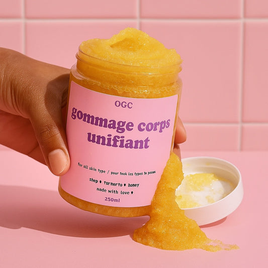 Gommage corporel illuminateur