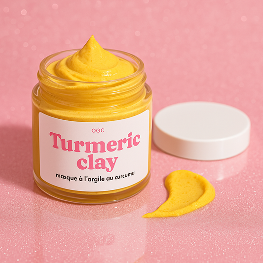 Masque à l’argile illuminateur au curcuma