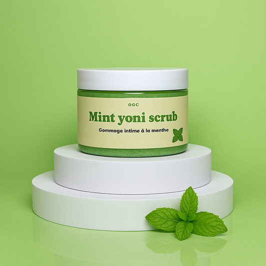 Gommage intime à la menthe